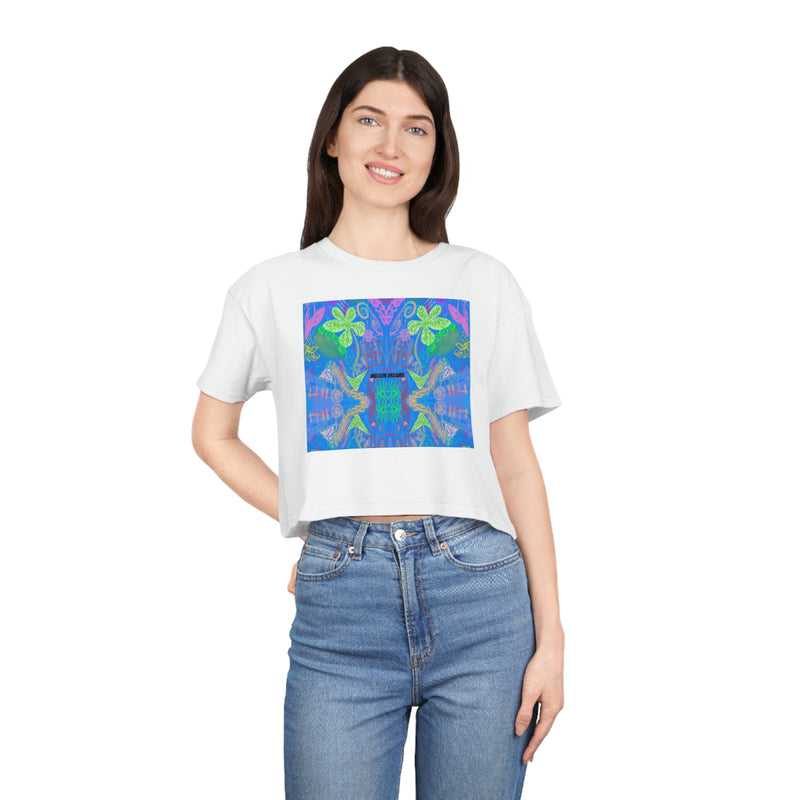 Art Frenzy  women's Crop Tee