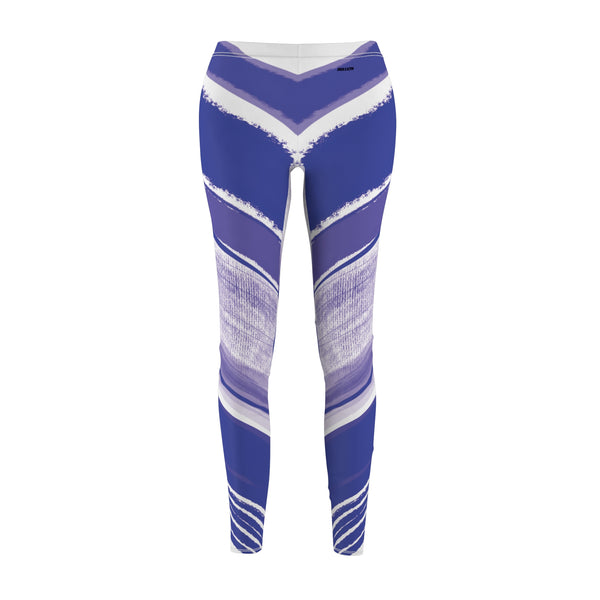 Blue Lines Cut & Sew Casual Leggings