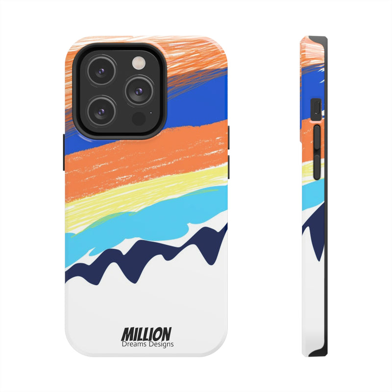 Color Sketch Lines Tough Phone Case