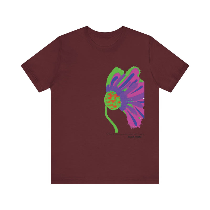 Edge flower Jersey Short Sleeve Tee