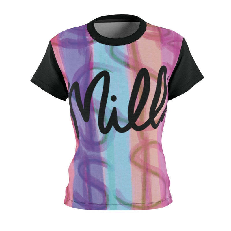 Money Sign Milli Women's Cut & Sew Tee (AOP)