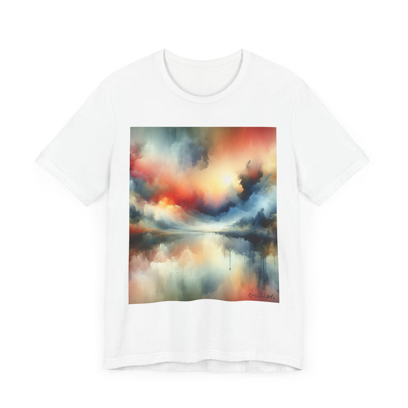 Watercolor Design Unisex Jersey Short Sleeve Tee