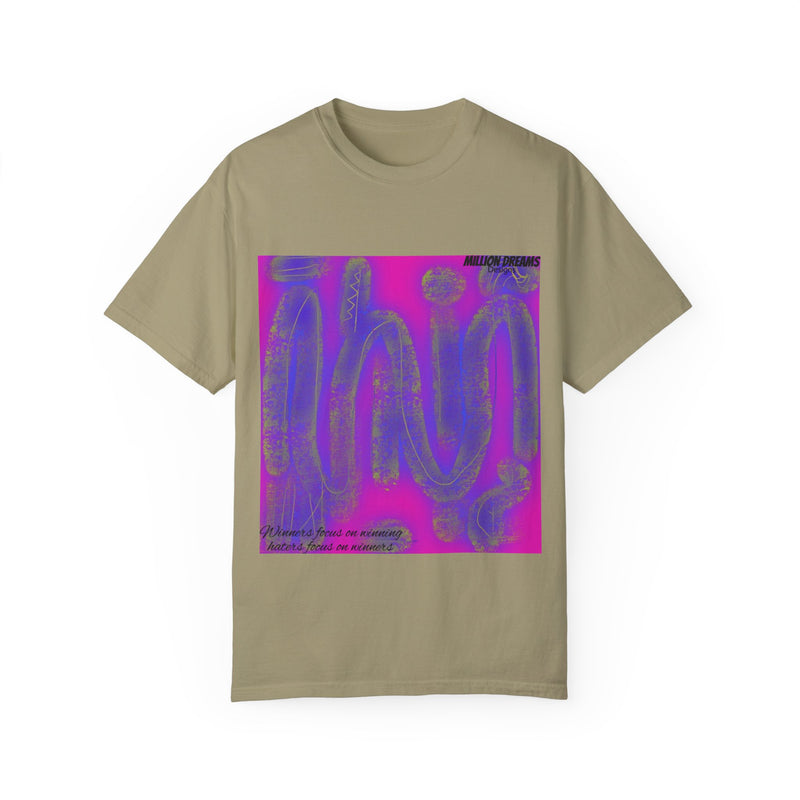 Tribal Neon Type Unisex Garment-Dyed T-shirt