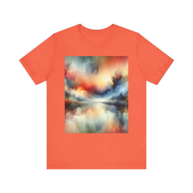 Watercolor Design Unisex Jersey Short Sleeve Tee