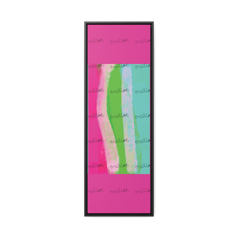 Pretty Neon Gallery Canvas Wraps, Vertical Frame