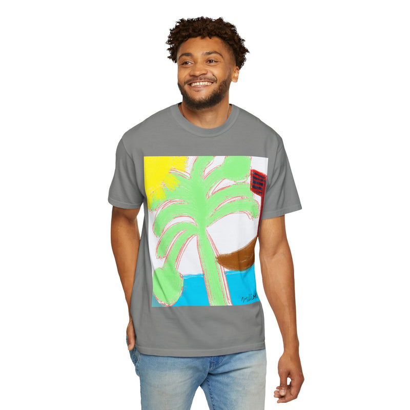 Ocean View Unisex Garment-Dyed T-shirt