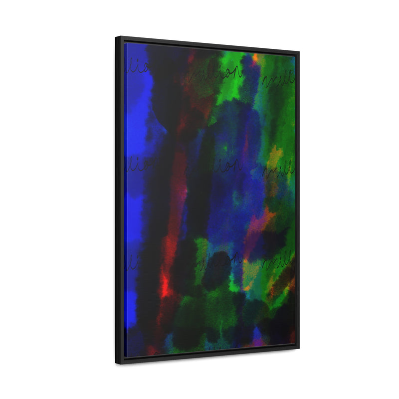 Watercolor Hue Gallery Canvas Wraps, Vertical Frame