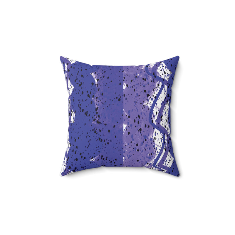 Paint Marks Brush Spun Polyester Square Pillow