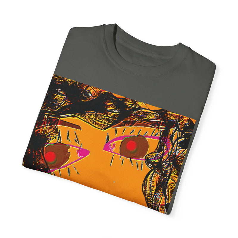 Face Graphic Unisex Garment-Dyed T-shirt