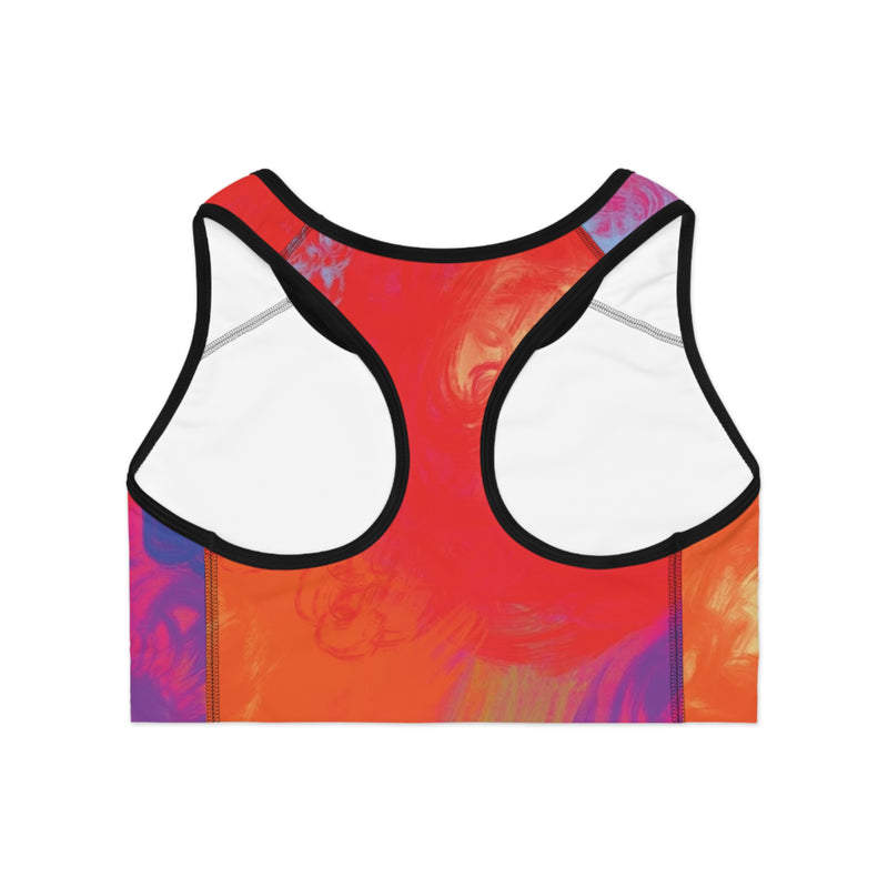 Floral Breeze Sports Bra (AOP)