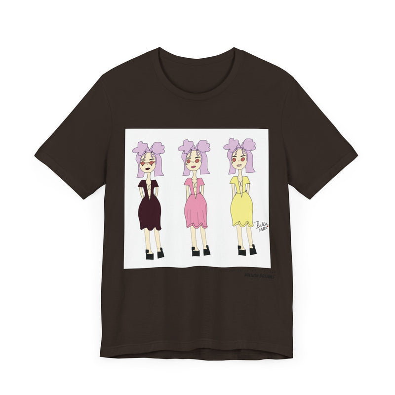 Bella Millz Triplets Jersey Short Sleeve Tee