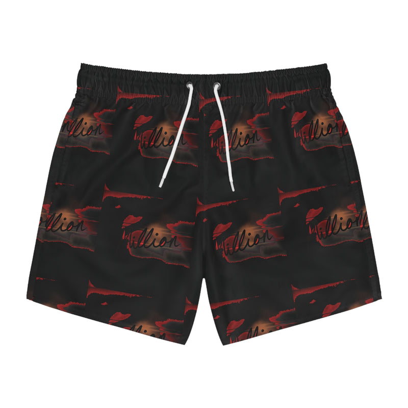 Fiery Million Swim Trunks (AOP)