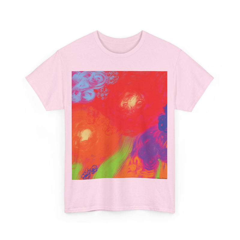 Floral Breeze  Unisex Heavy Cotton Tee