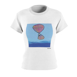 Girl in Floating women's Cut & Sew Tee (AOP)