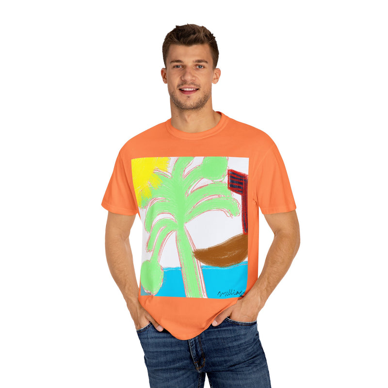 Ocean View Unisex Garment-Dyed T-shirt