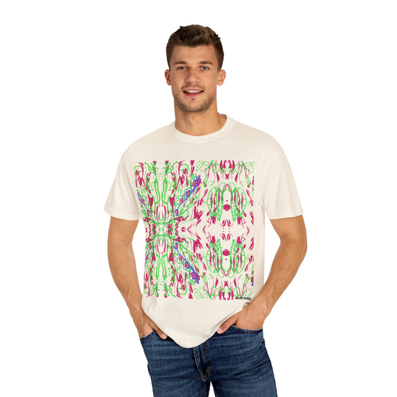 Leafs Neon Unisex Garment-Dyed T-shirt