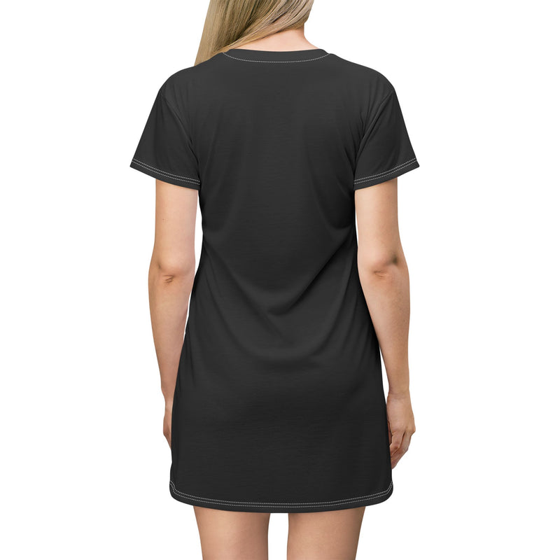 MDDESIGNS Flora Graphic T-Shirt Dress (AOP)