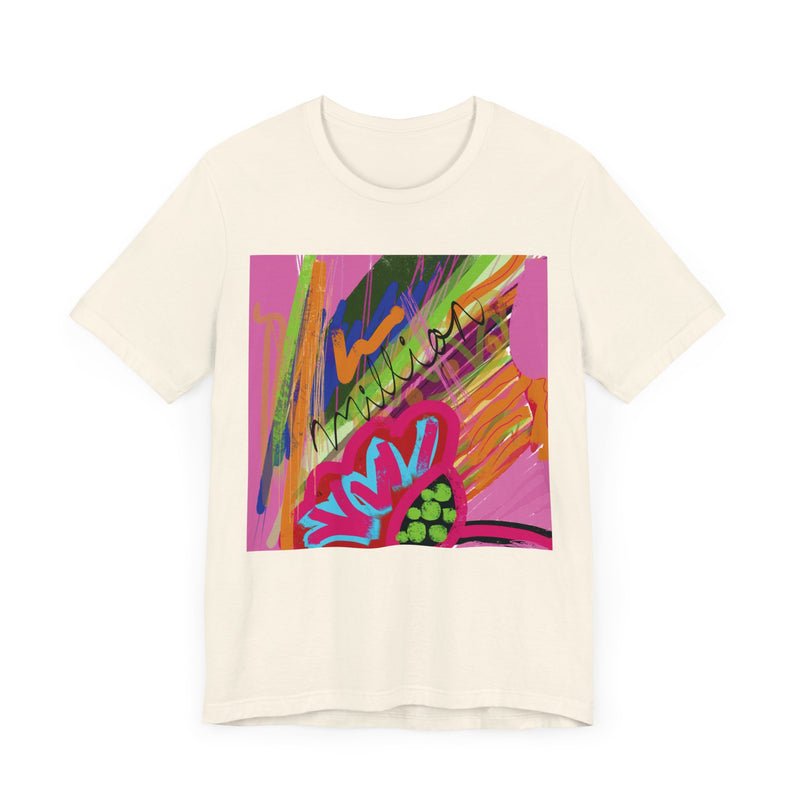 Abstract Frenzy Print  Unisex Jersey Short Sleeve Tee