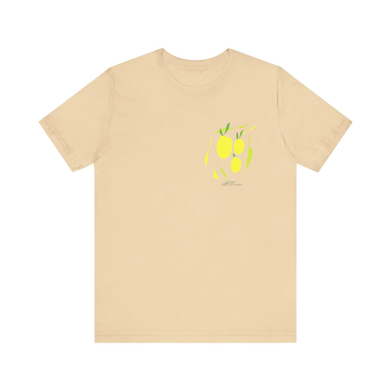 Lemon Yellow Unisex Jersey Short Sleeve Tee