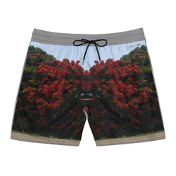 Resort View Men's Mid-Length Swim Shorts (AOP)