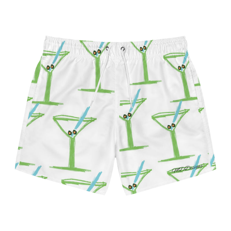 Martini Glass Swim Trunks (AOP)