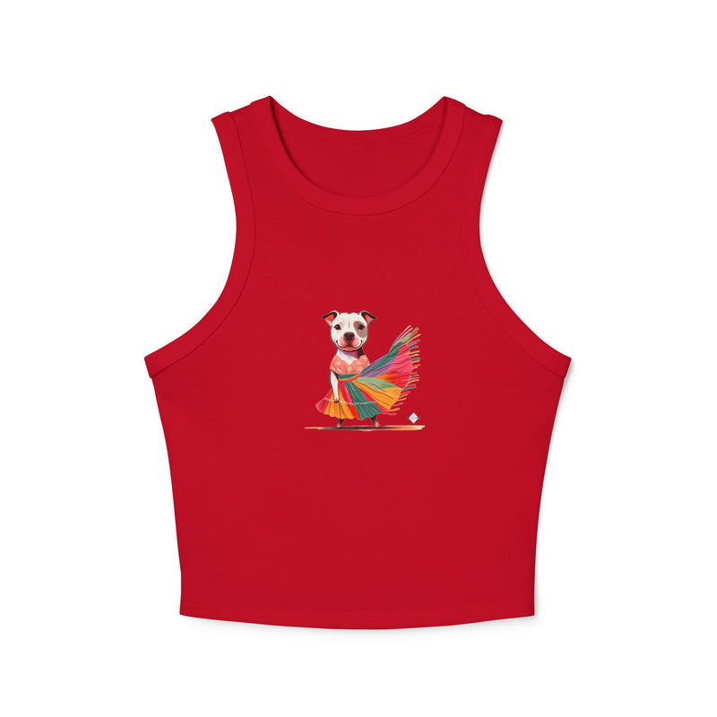 Classy Pitbull Women's Micro Rib Racer Tank Top