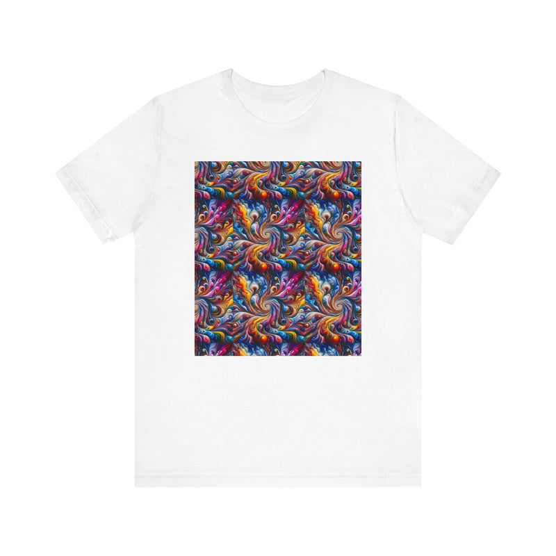 Psychedelic Print Unisex Jersey Short Sleeve Tee