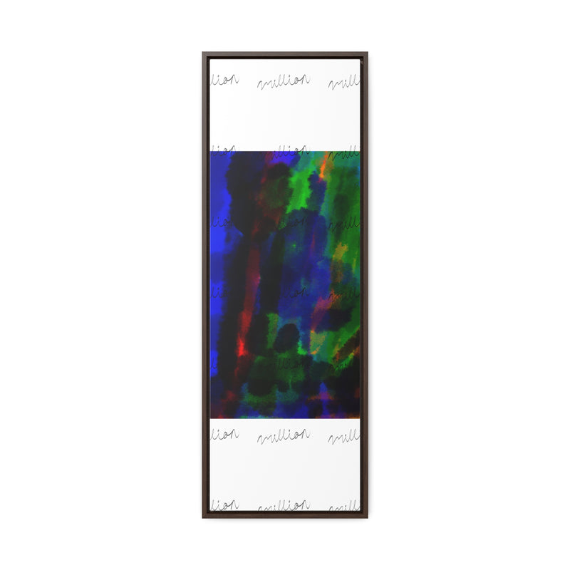 Watercolor Hue Gallery Canvas Wraps, Vertical Frame