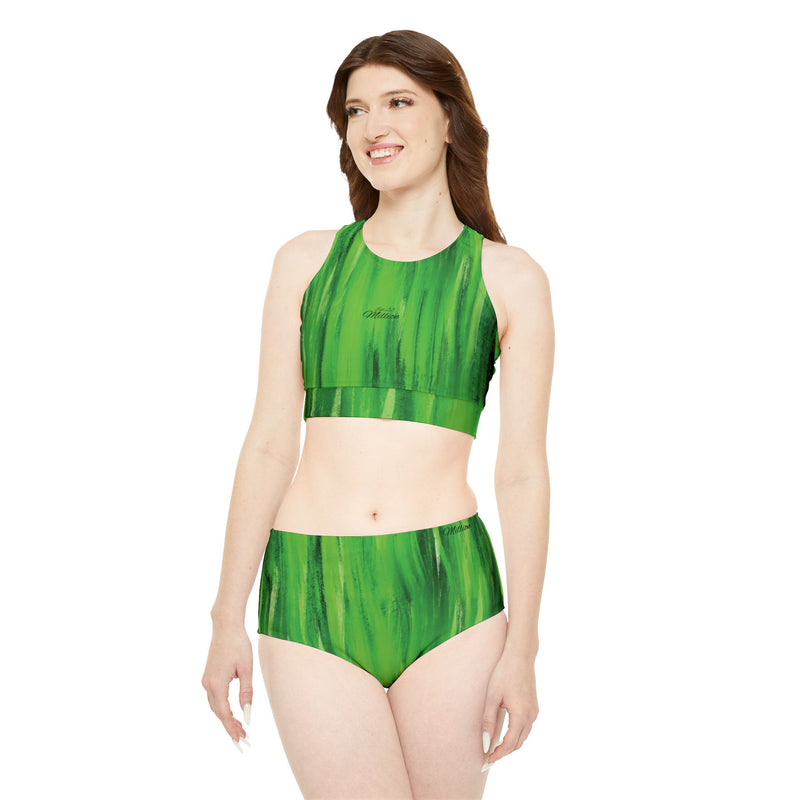 Grinch Sporty Bikini Set (AOP)