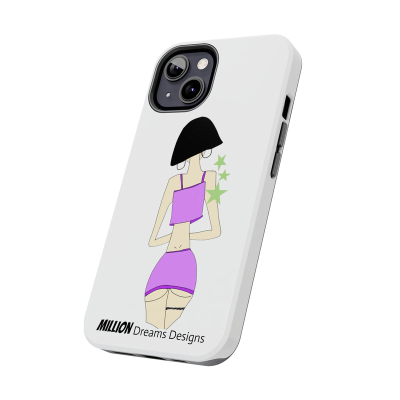 Sexy Girl In Purple Tough Phone Case