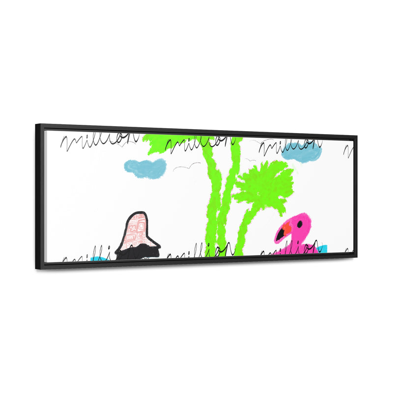 Fun Beach Day Gallery Canvas Wraps, Horizontal Frame