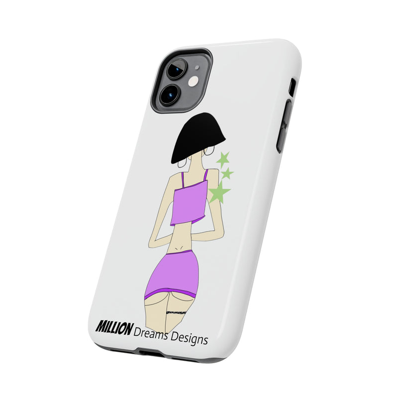 Sexy Girl In Purple Tough Phone Case