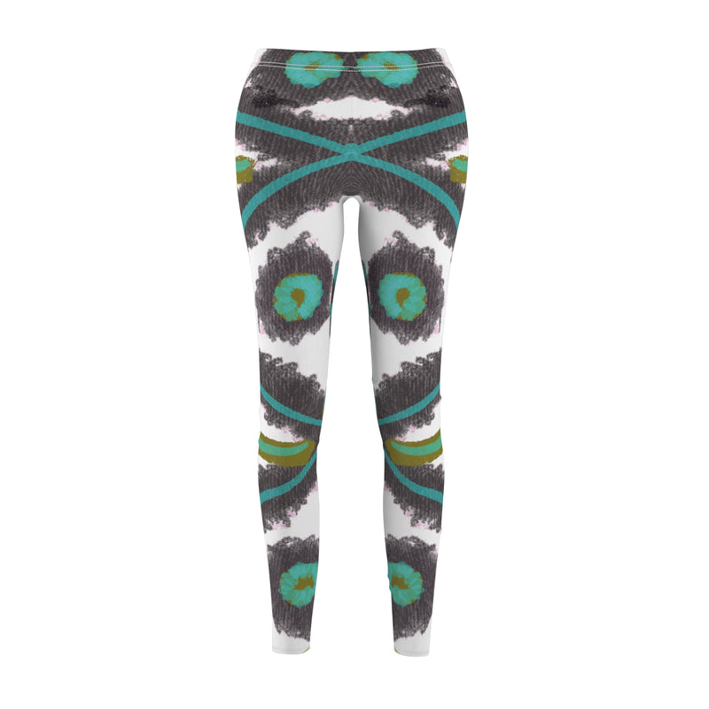 Tribal Star Women's Cut & Sew Casual Leggings (AOP)