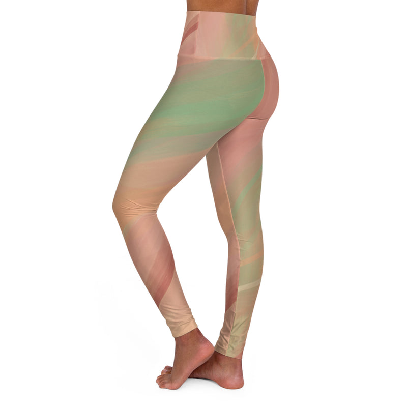 Earth Tones High Waisted Yoga Leggings (AOP)