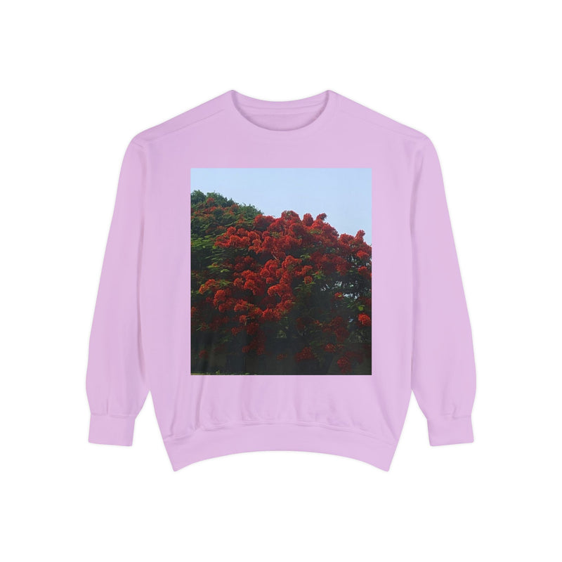 Resort View Unisex Garment-Dyed Sweatshirt