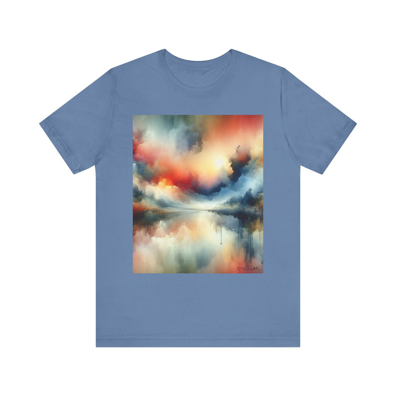 Watercolor Design Unisex Jersey Short Sleeve Tee