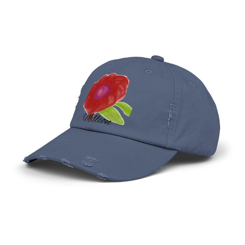 Bloom Unisex Distressed Cap