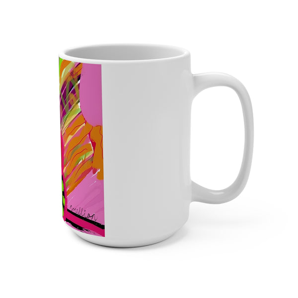 Abstract Frenzy Print Mug 15oz