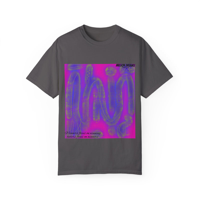 Tribal Neon Type Unisex Garment-Dyed T-shirt