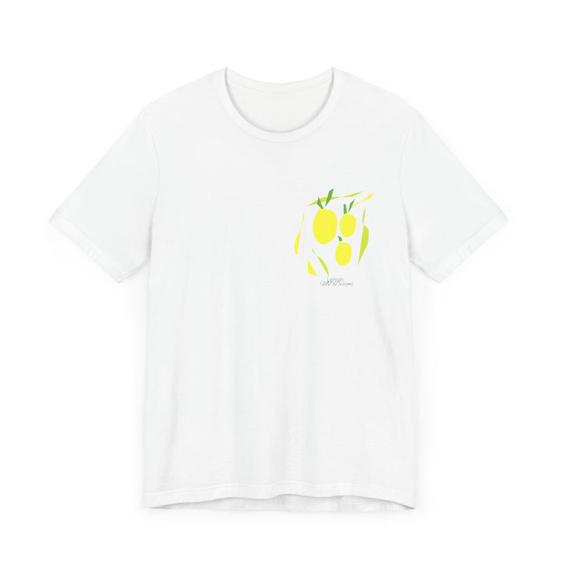 Lemon Yellow Unisex Jersey Short Sleeve Tee