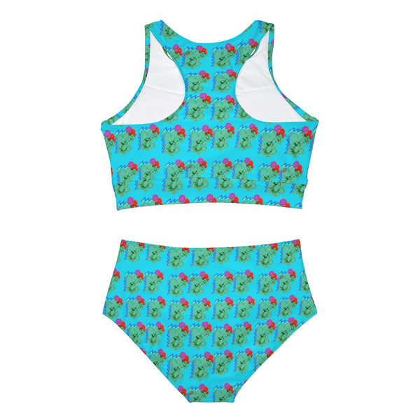 Tropical Sporty Bikini Set (AOP)