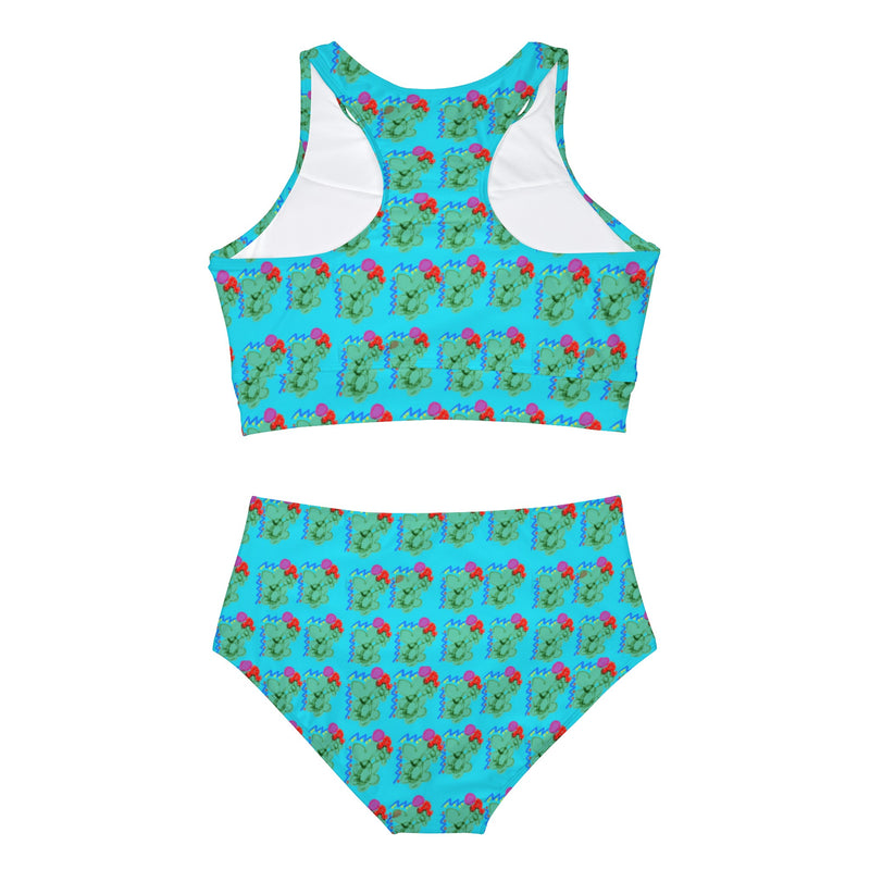 Tropical Sporty Bikini Set (AOP)