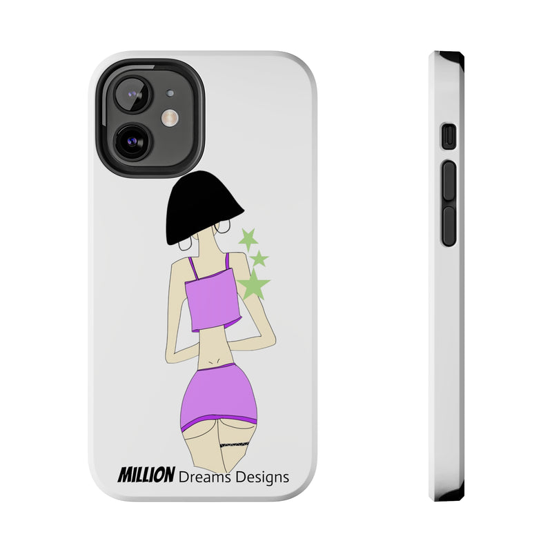 Sexy Girl In Purple Tough Phone Case