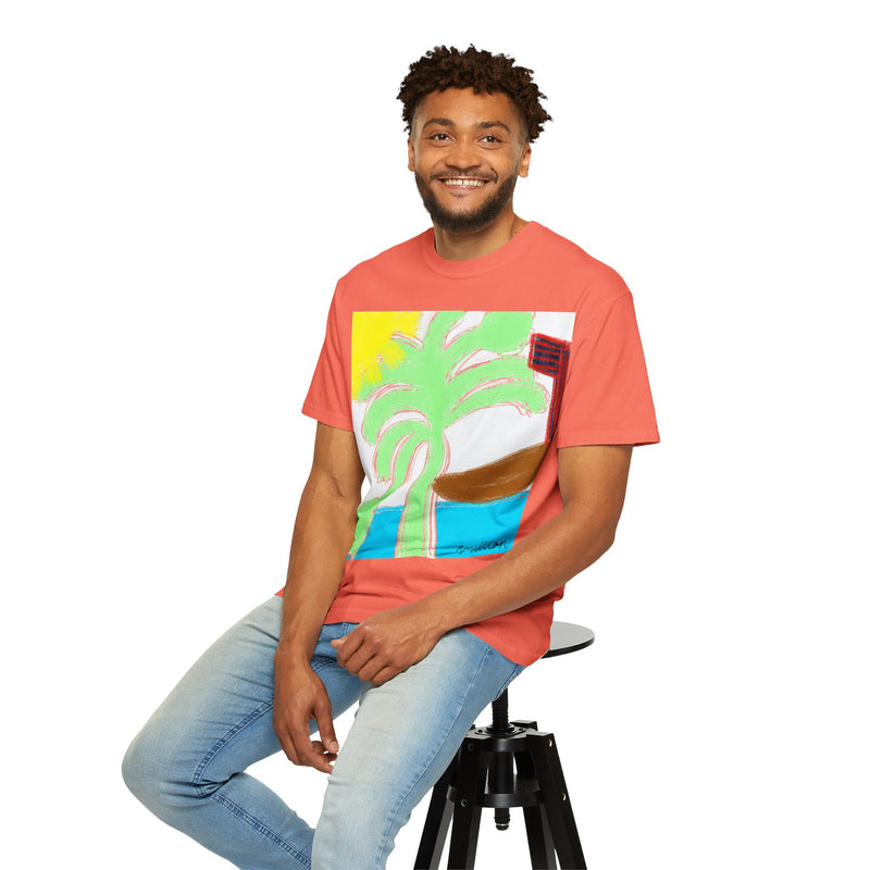 Ocean View Unisex Garment-Dyed T-shirt