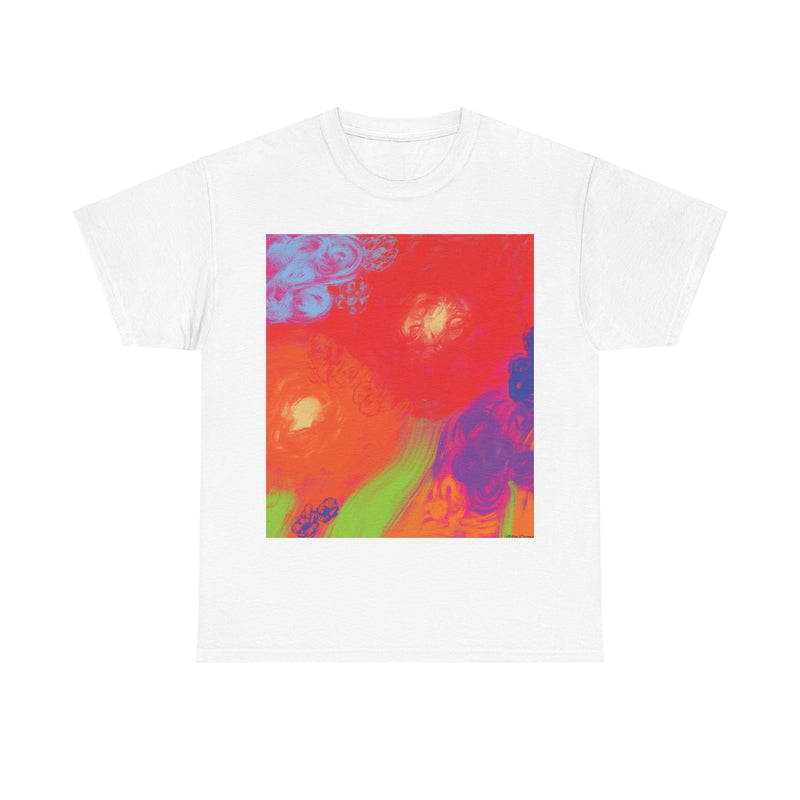 Floral Breeze  Unisex Heavy Cotton Tee