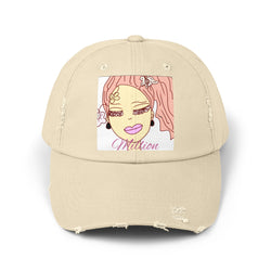 Pink slay Unisex Distressed Cap