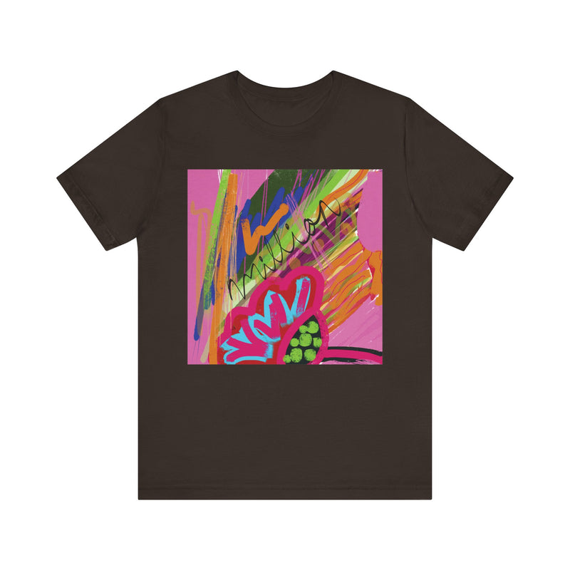 Abstract Frenzy Print  Unisex Jersey Short Sleeve Tee