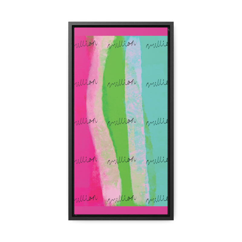 Pretty Neon Gallery Canvas Wraps, Vertical Frame