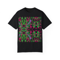 Leafs Neon Unisex Garment-Dyed T-shirt