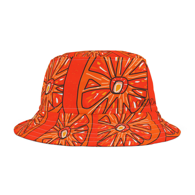 Tangie Orange Bucket Hat (AOP)